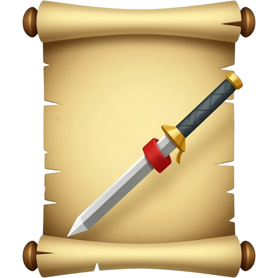 closed ninja scroll emoji