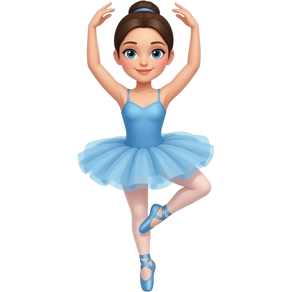 Ballerina Baby blue emoji