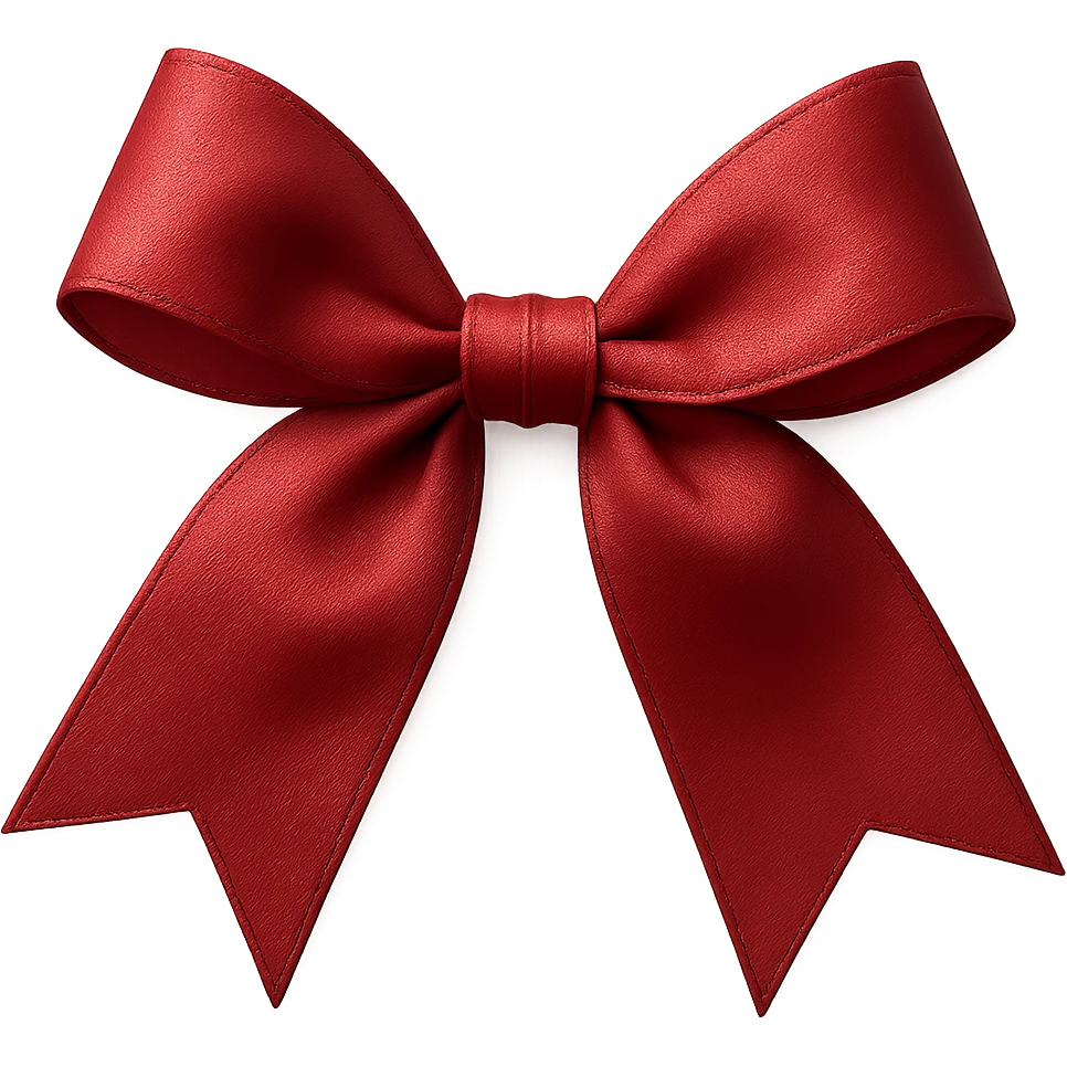 Christmas bow  , remove background emoji