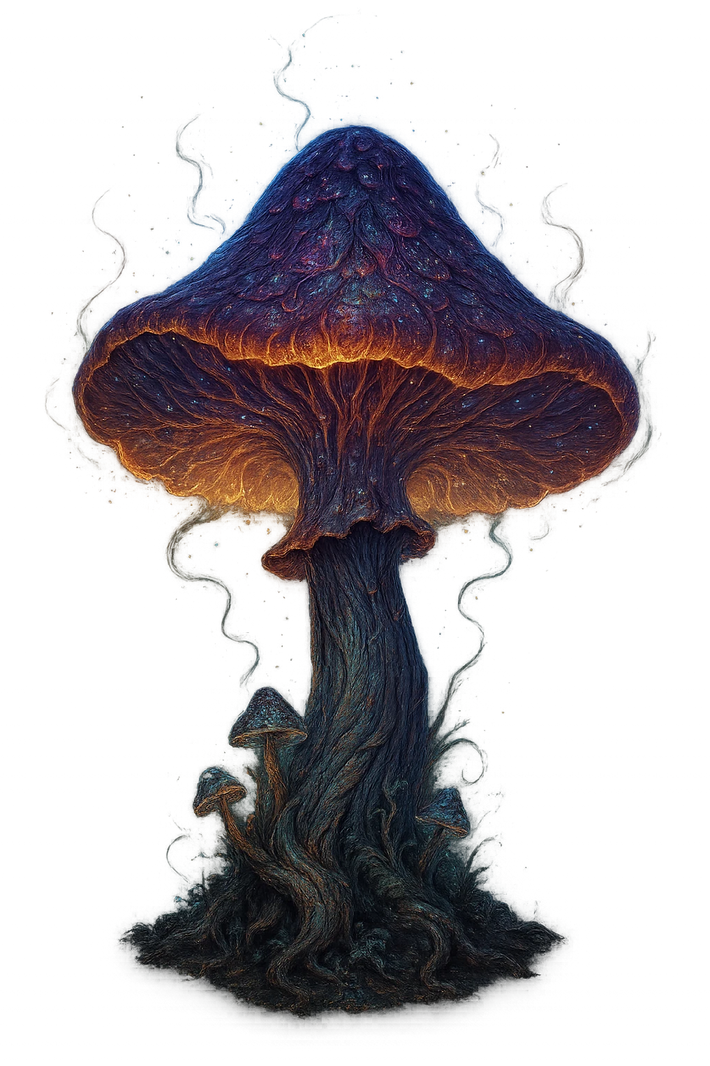 fantasy mushroom, no background emoji