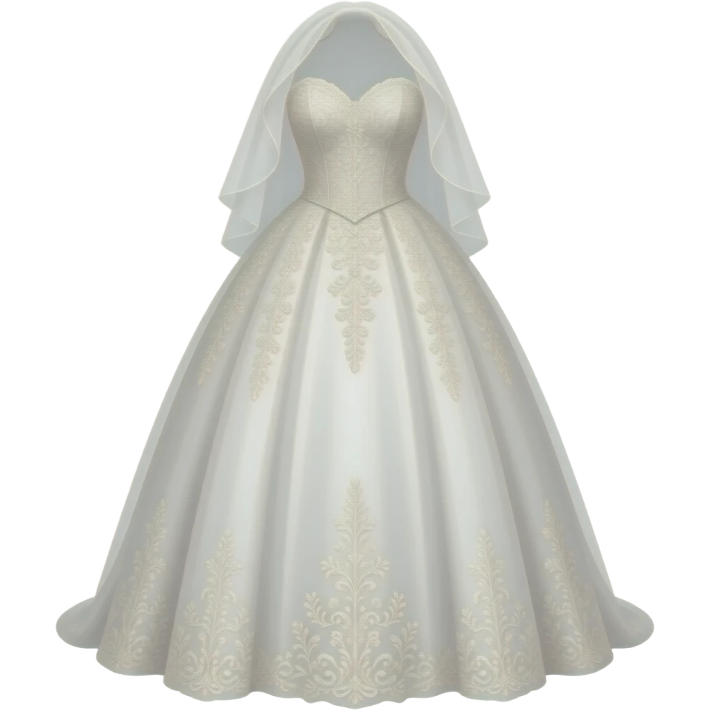 wedding dress emoji