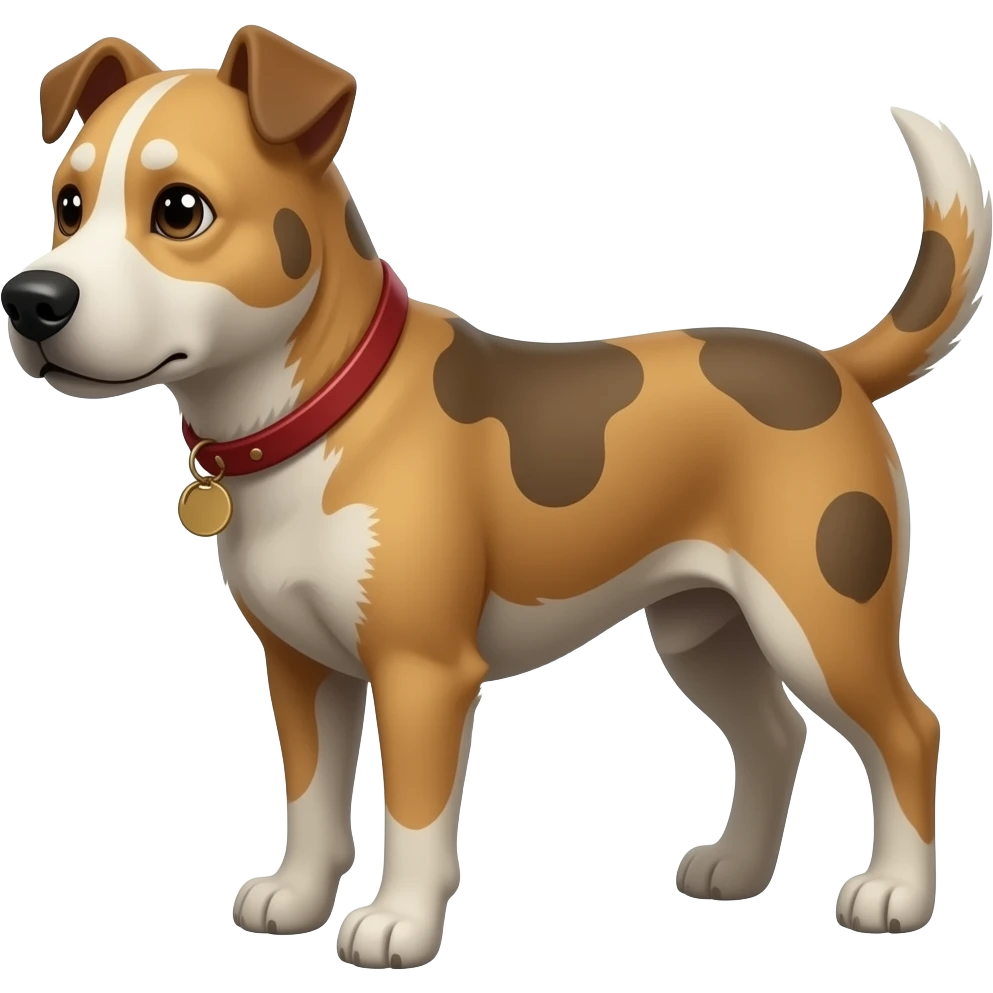 Cachorro de rua mendigo emoji