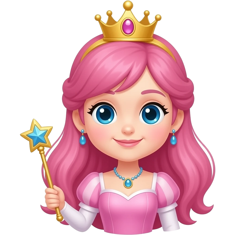 pink coquette cutesy wand princess emoji