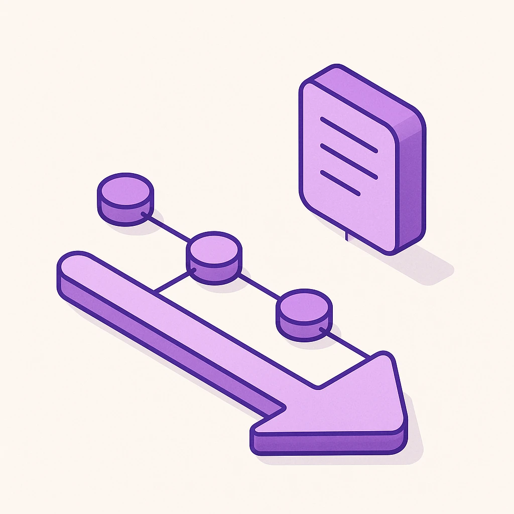 "Timeline", "history" no text, with the colors: Primary Purple:  #8B5CF6
  Light Purple:    #A78BFA emoji