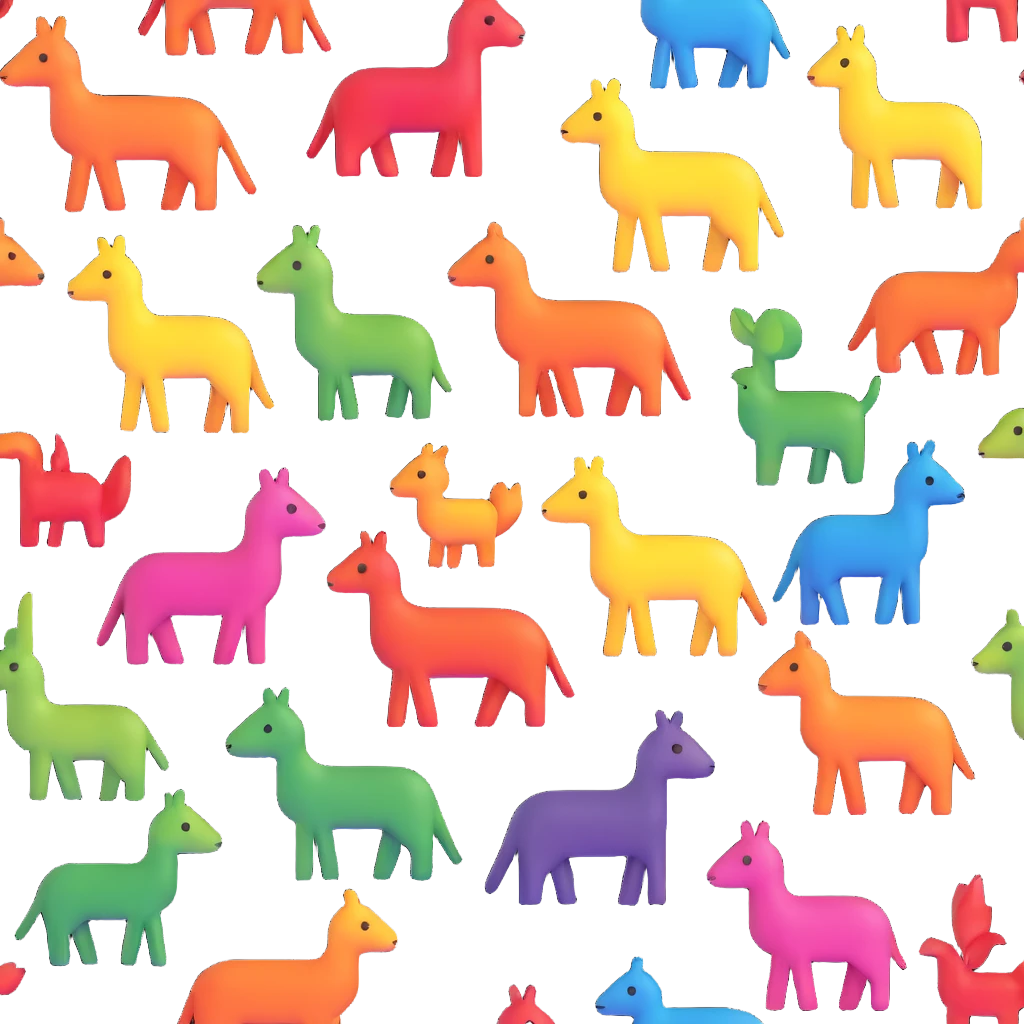 Rainbow Animals emoji