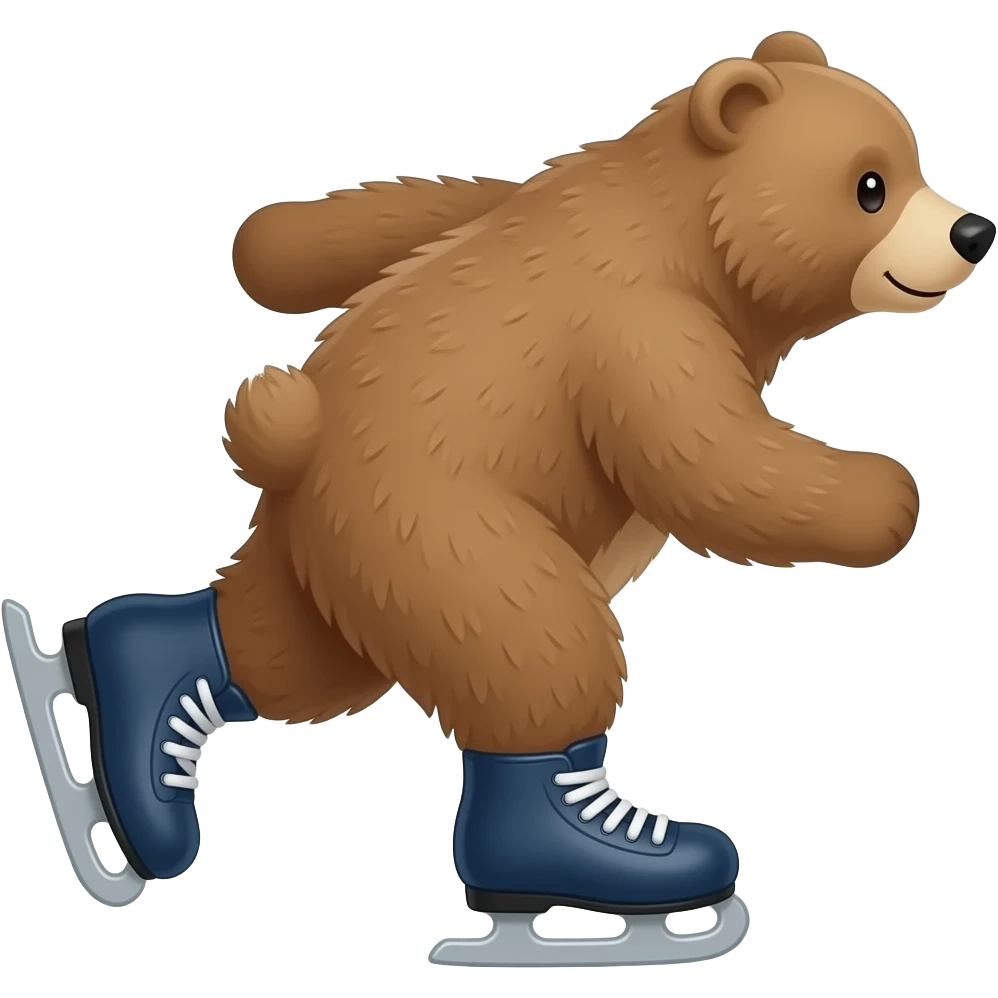 Skating BeAr emoji