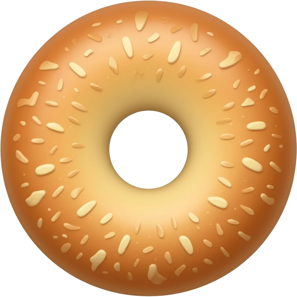 Salmon bagel emoji