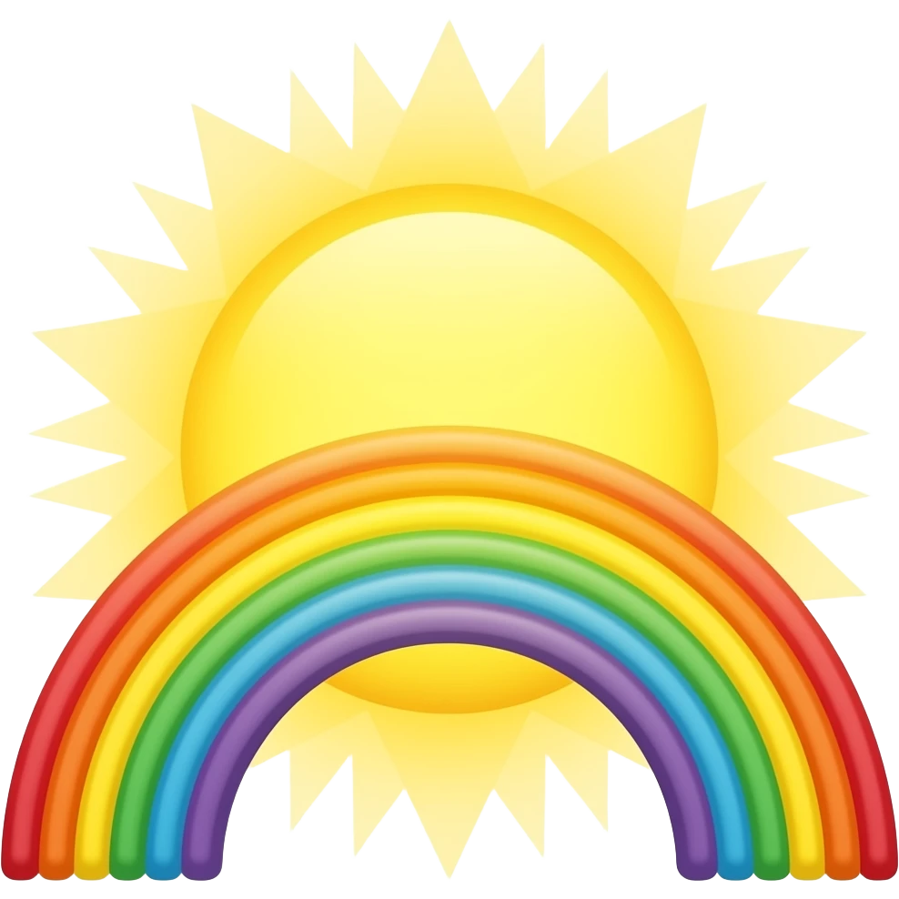 🌈☀️ emoji