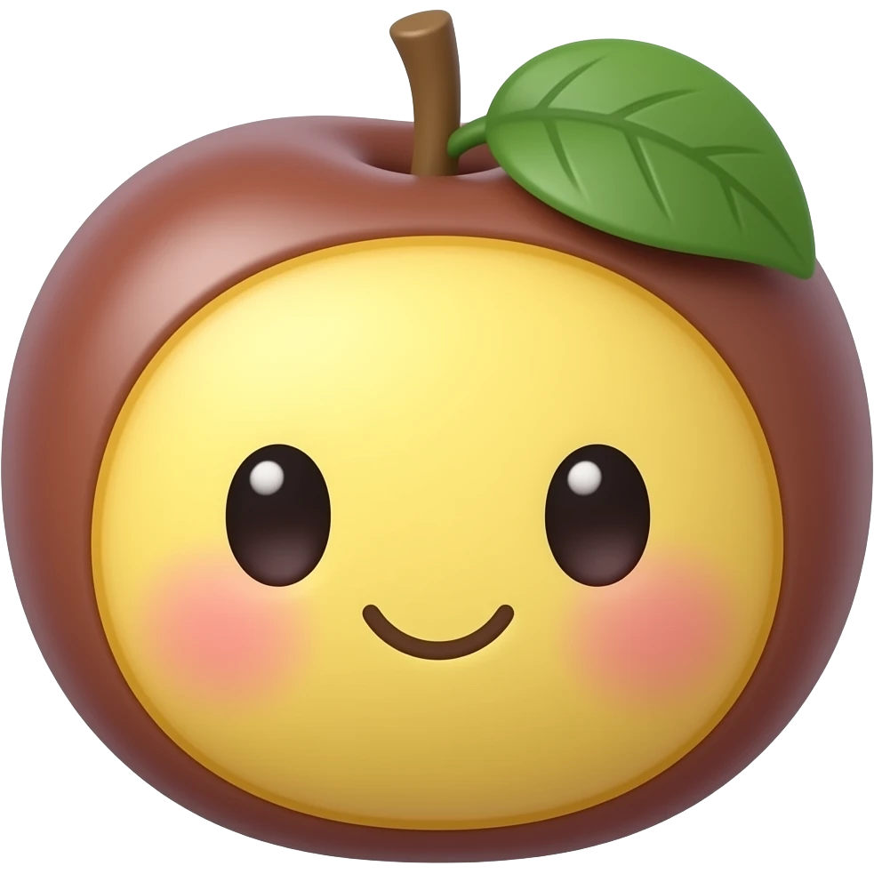 Kawaii la fruta ayale emoji