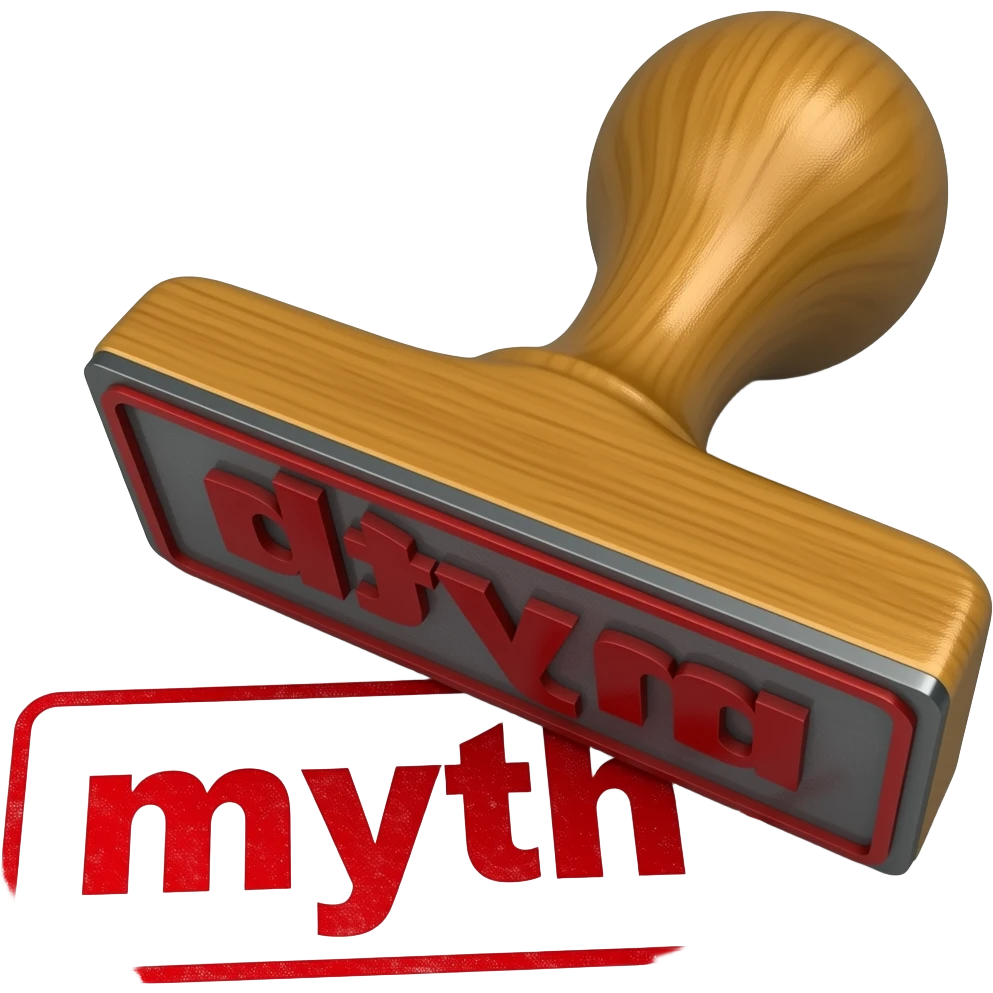 The seal that printed the word ‘myth’ in red emoji