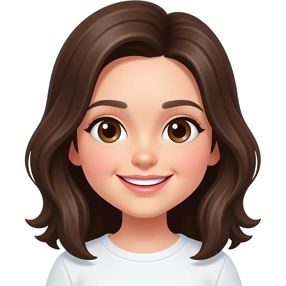 girl smile eye emoji