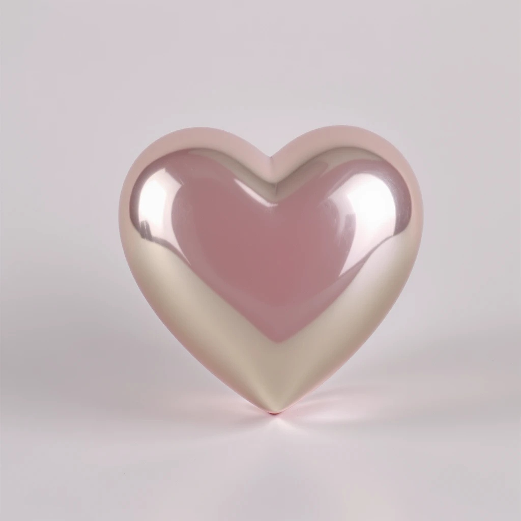 cute and shiny object with a heart accent, no background emoji