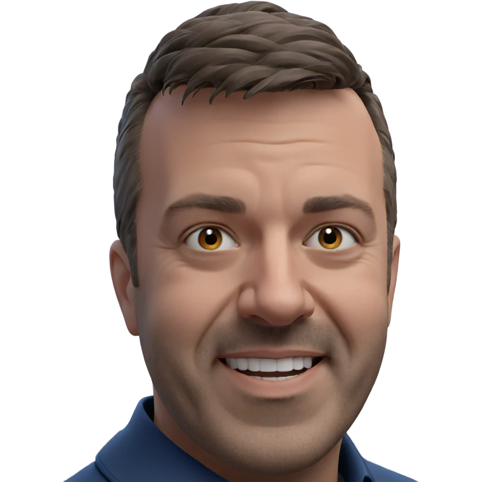 smiling man with facial hair emoji