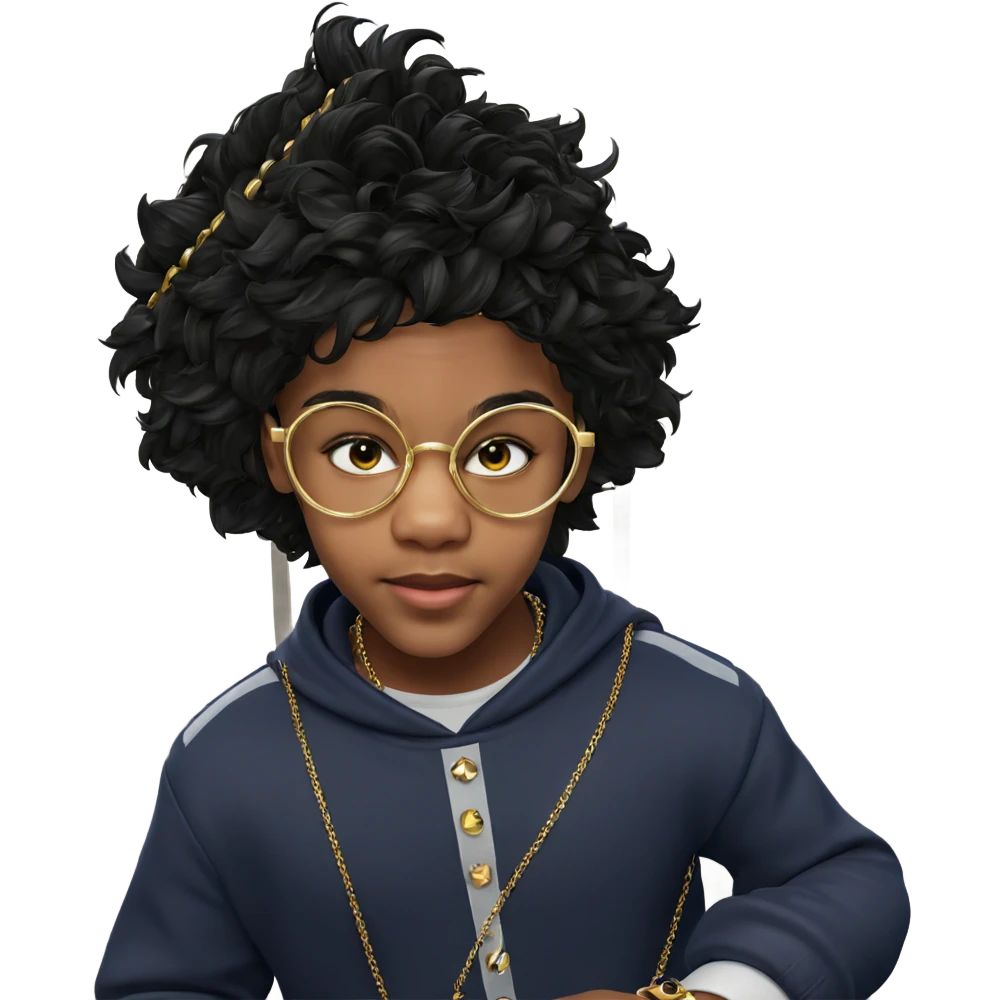 charming boy with jewelry emoji