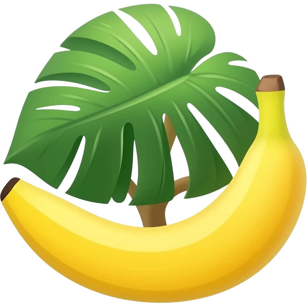 Banana tree emoji emoji