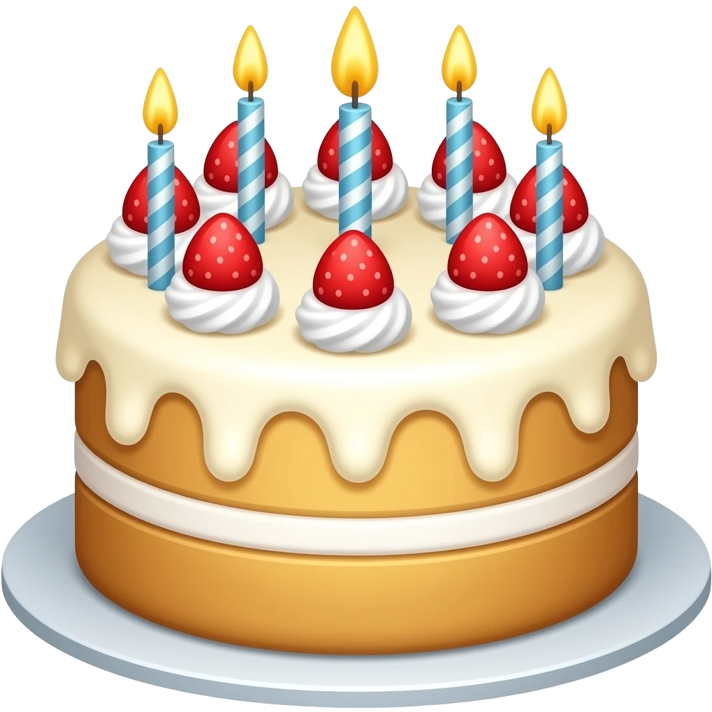 21 birthday cake emoji