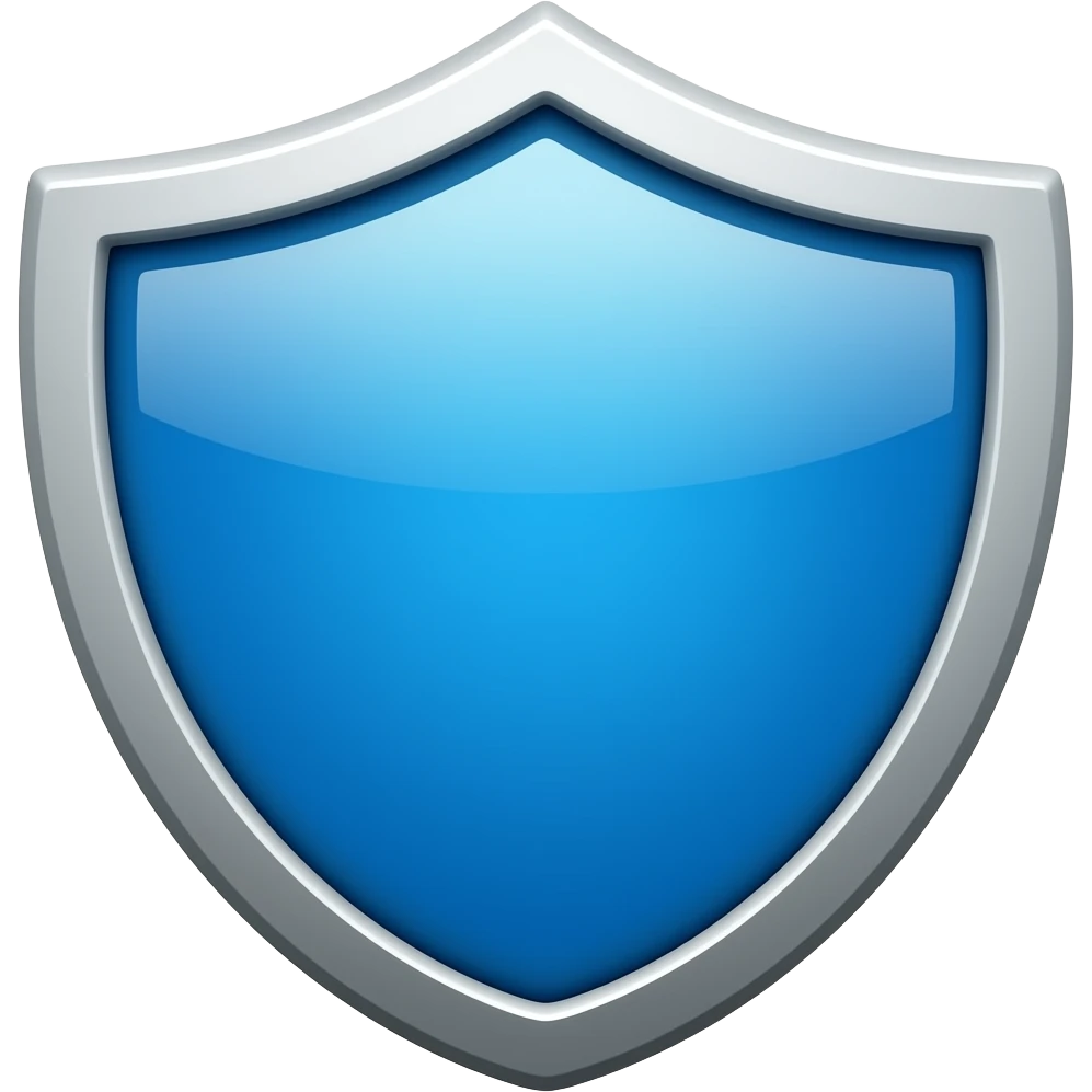 blue shield emoji