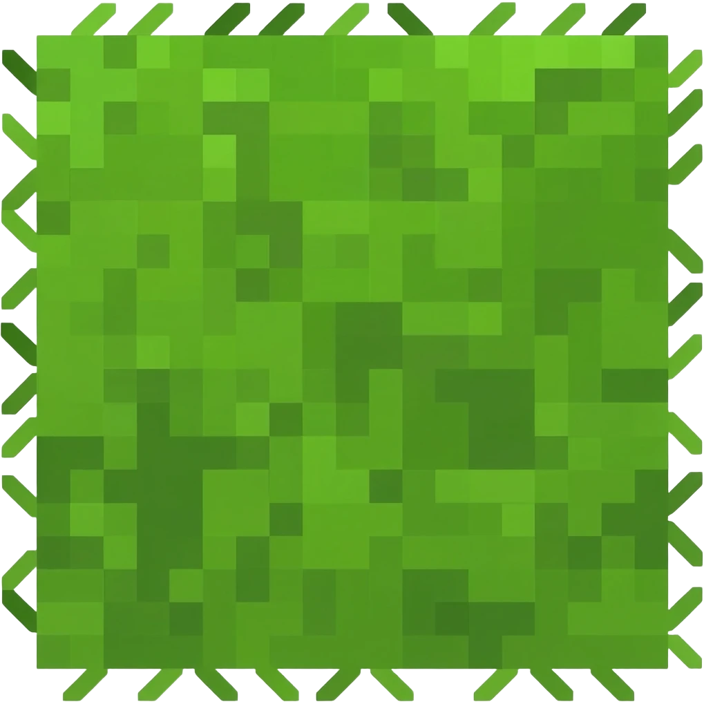 Minecraft grass block emoji