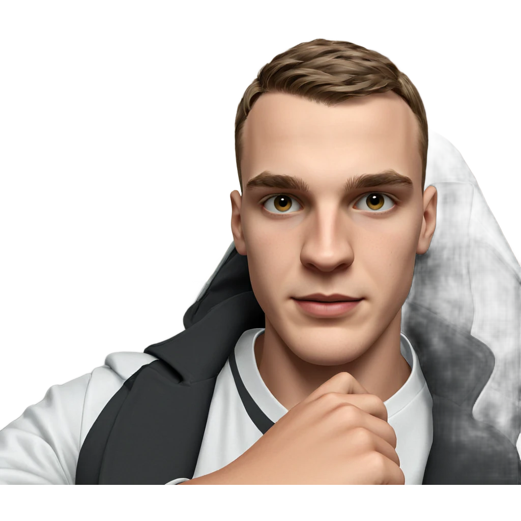 portrait of a stylish boy emoji