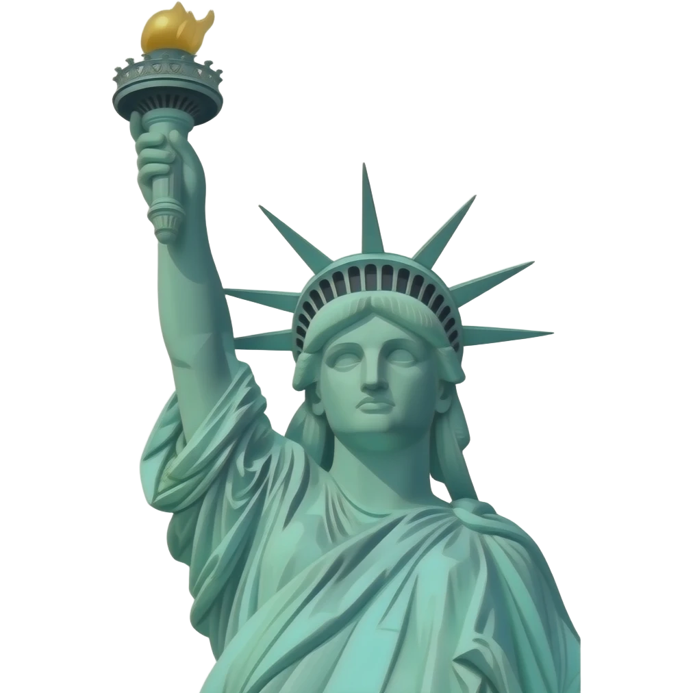 the Statue of Liberty emoji