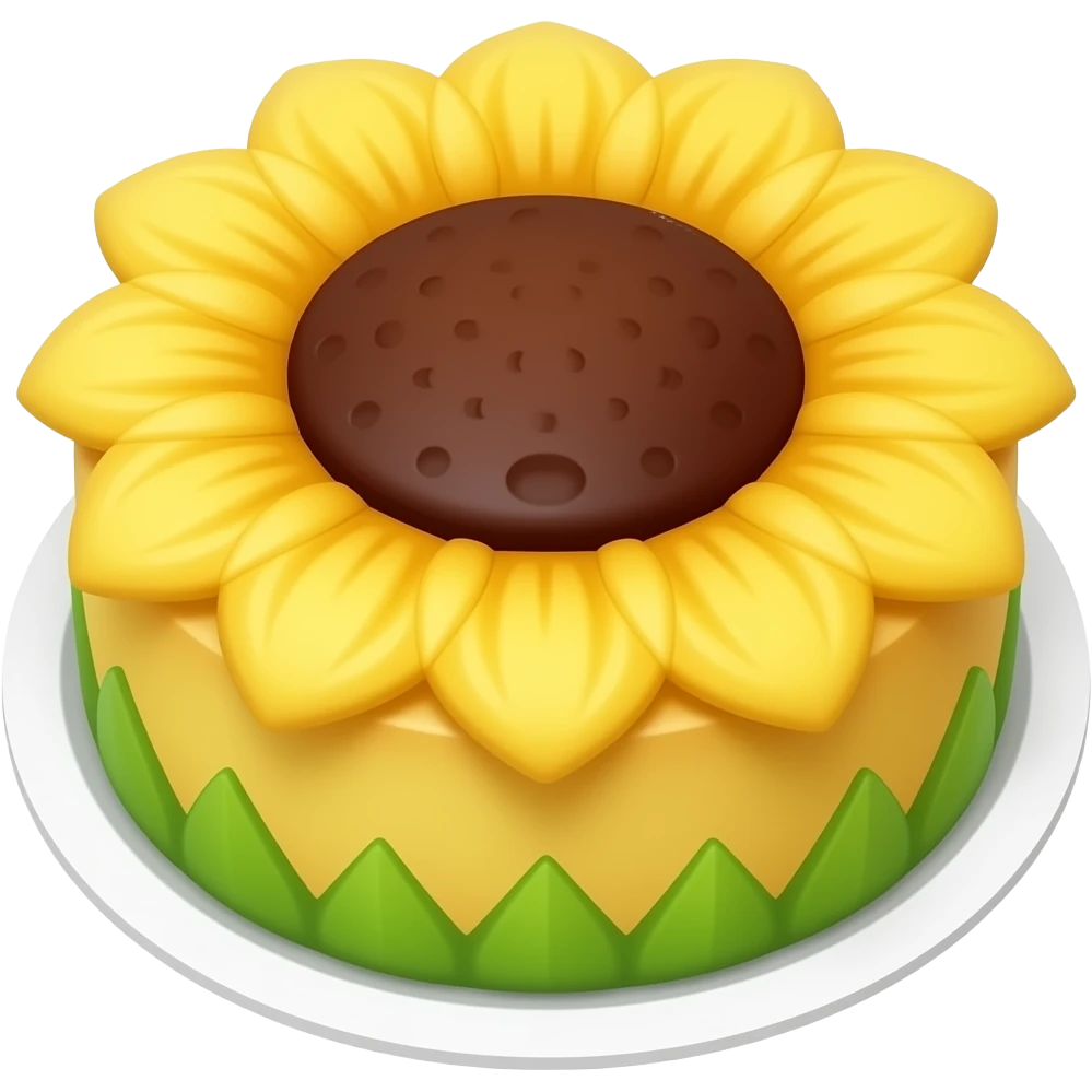 torta girasoli emoji