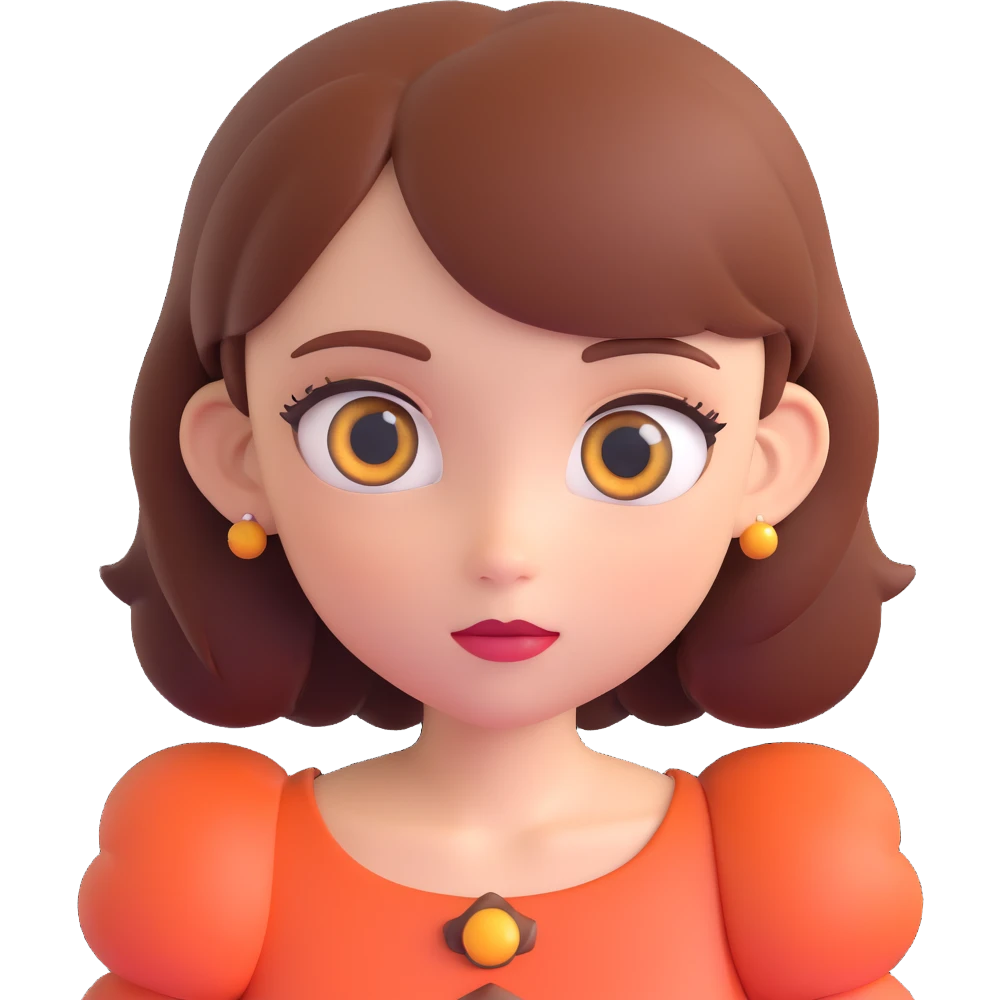 重新制作，女孩的眼睛要大而明亮，像漫画人物 emoji