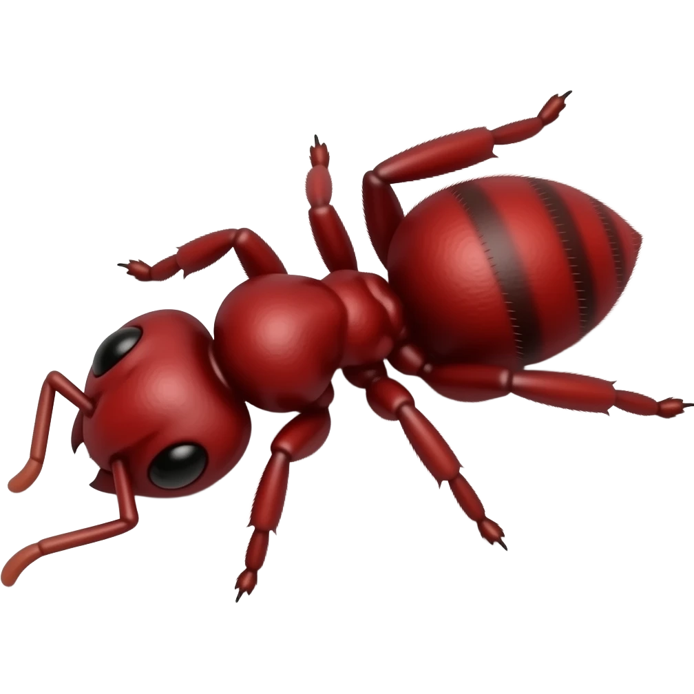 Make an Velvet red ant make it on the side emoji