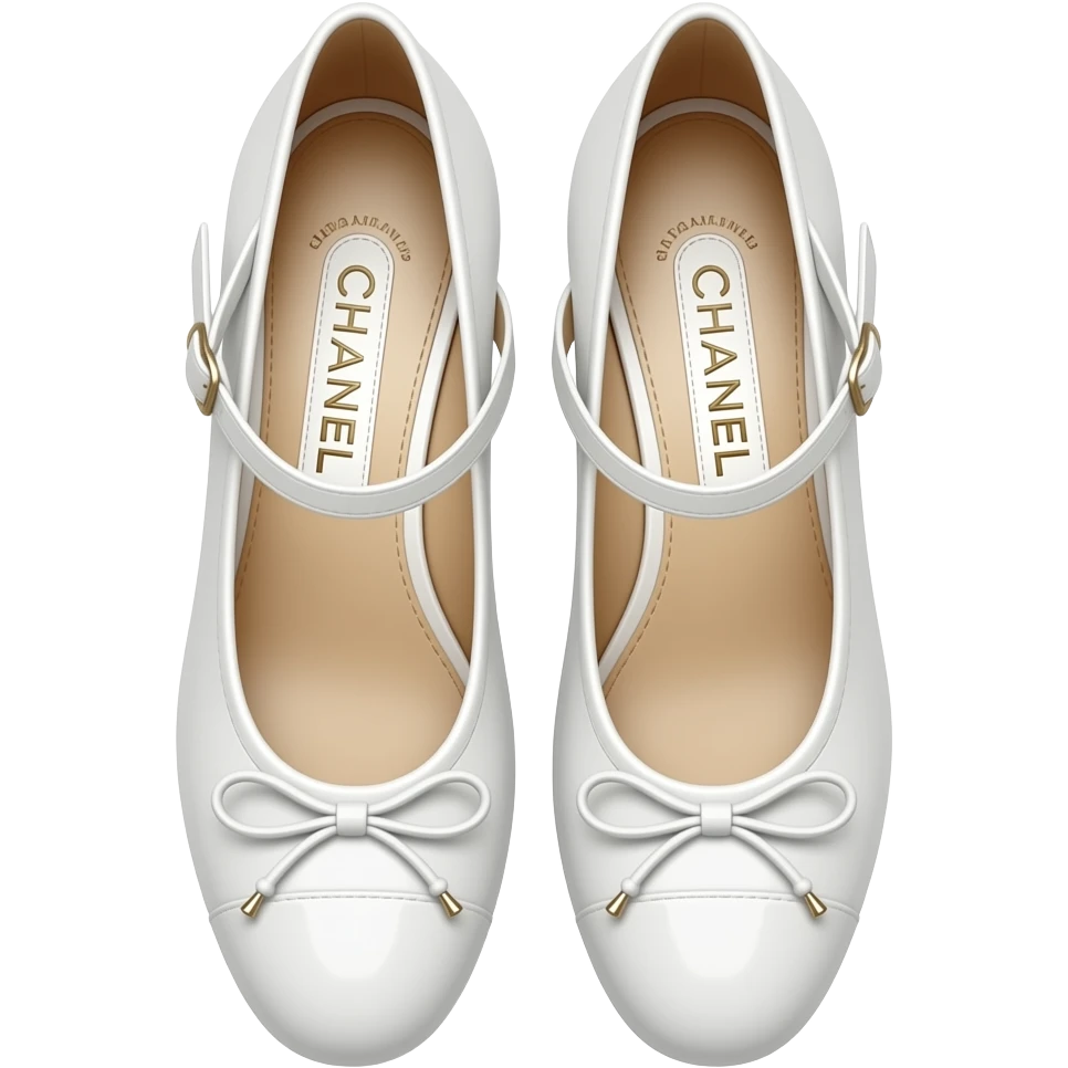 Chanel ballerina shoes emoji