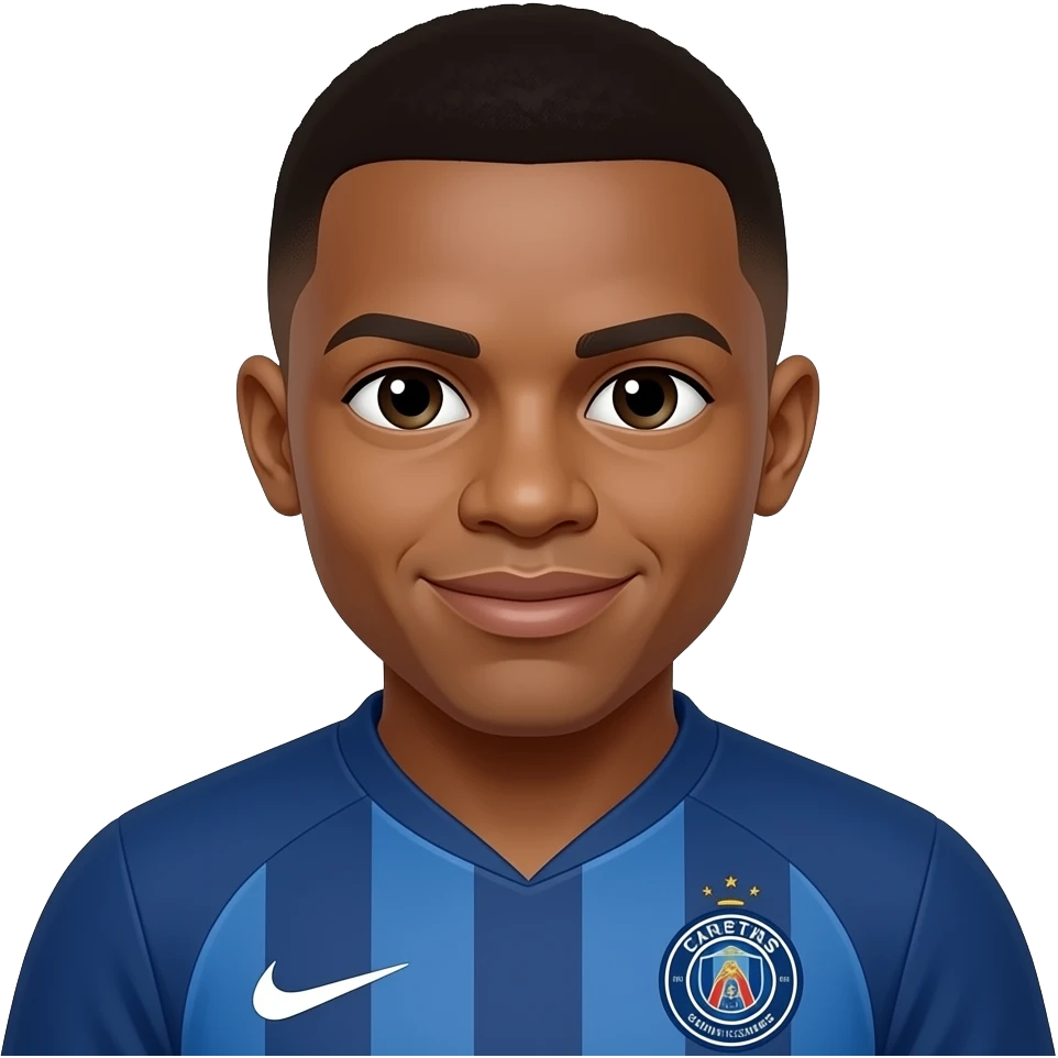 Mbappé en emoji réaliste emoji