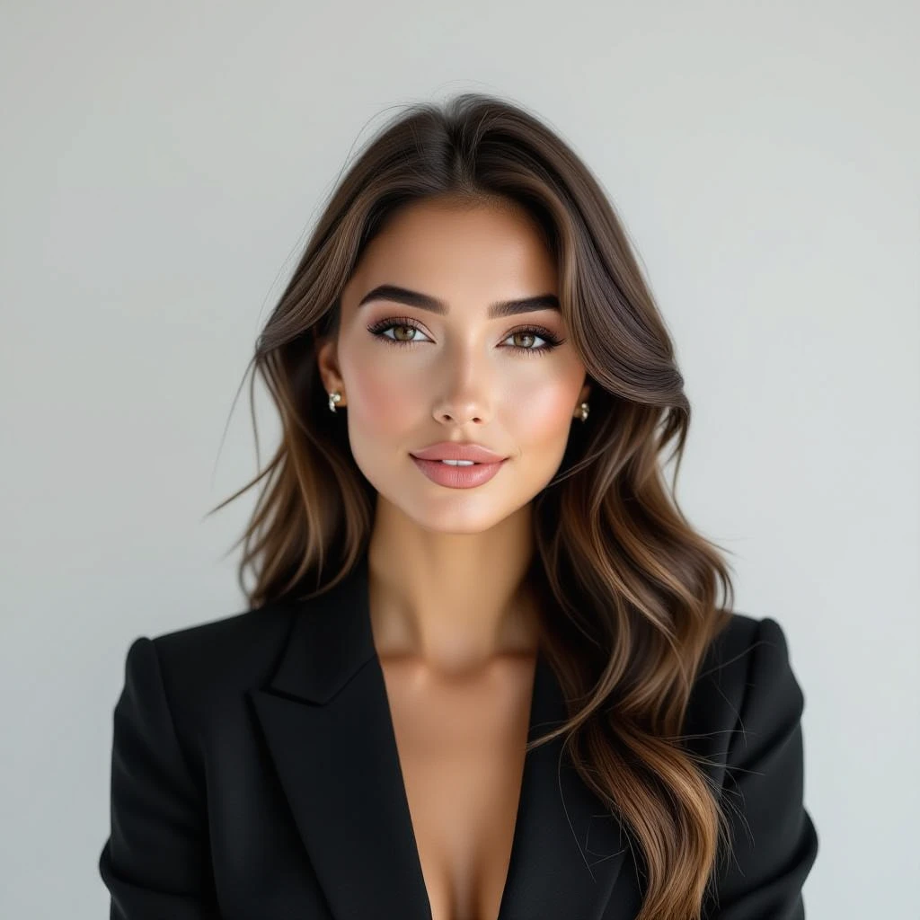 нарисуй в таком же стиле как девушка во вложении человека на втором фото, без фона emoji