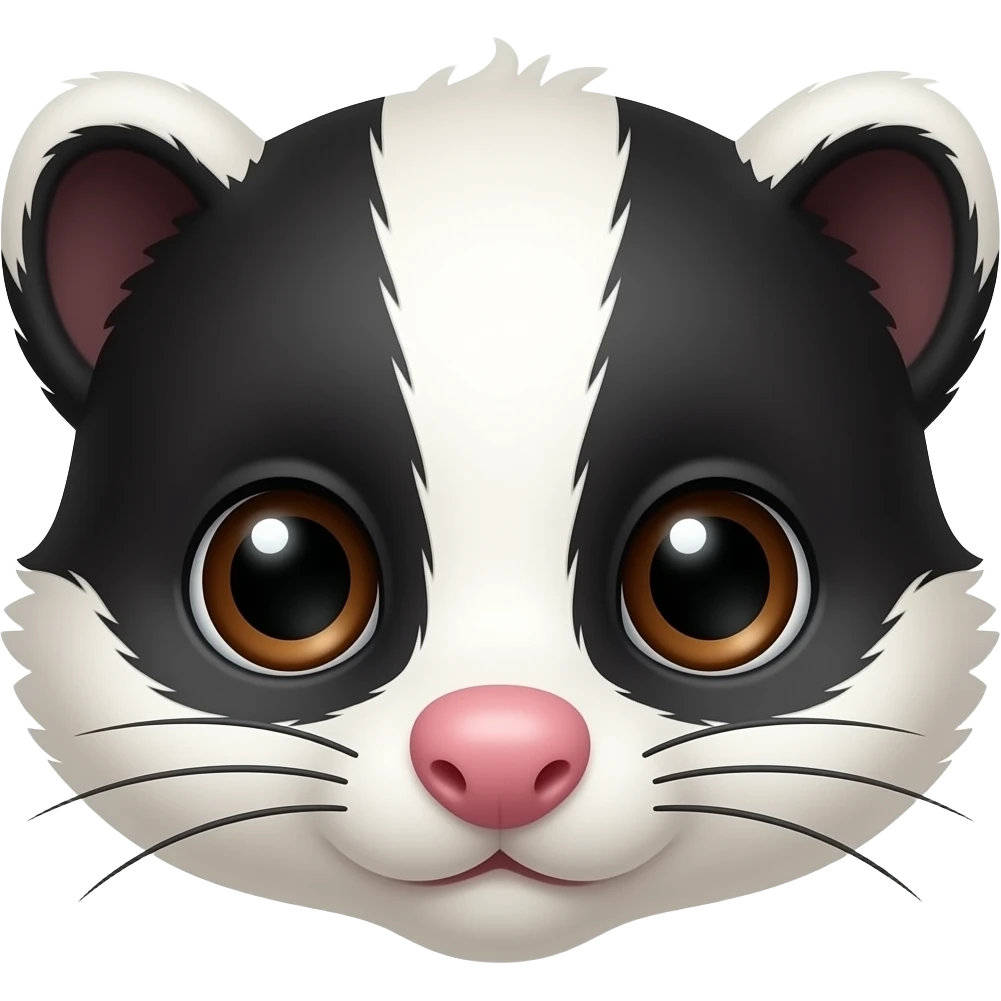 baby skunk face emoji