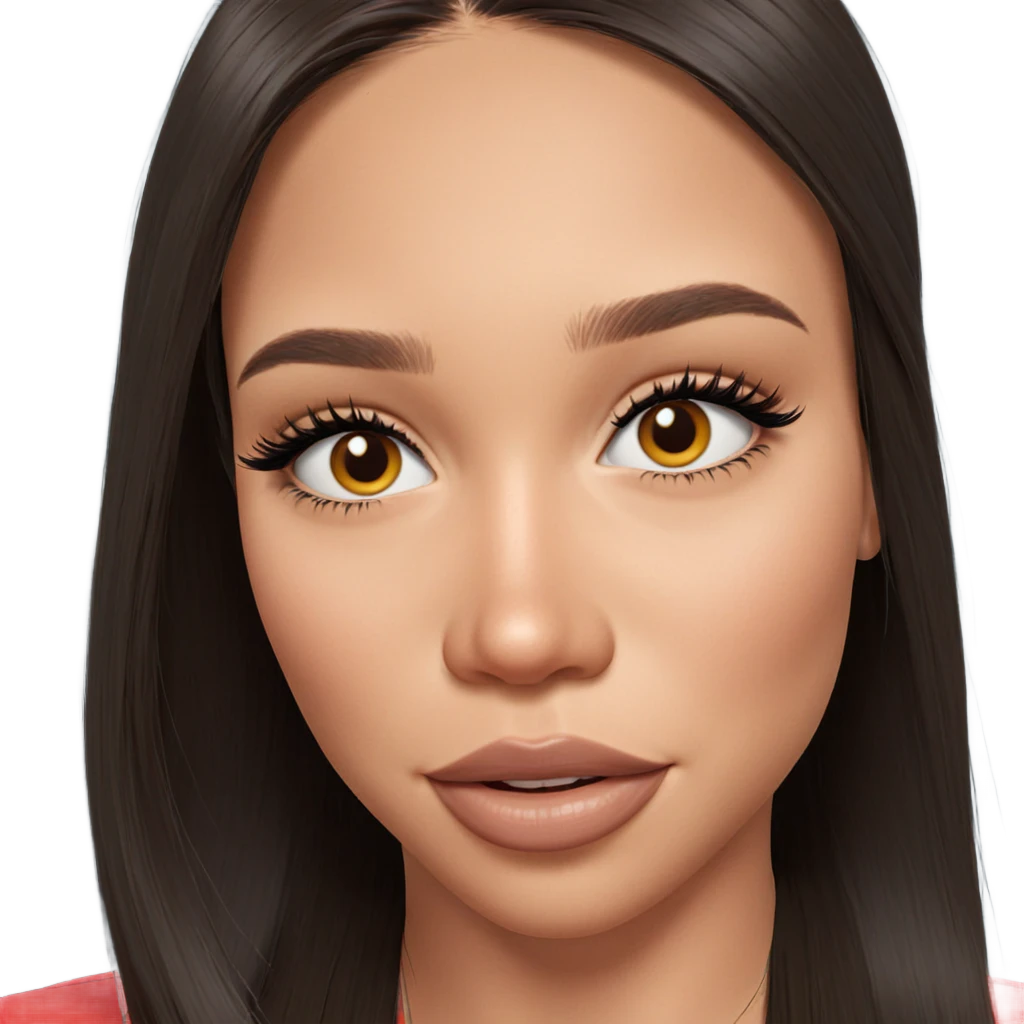 realistic portrait of girl emoji
