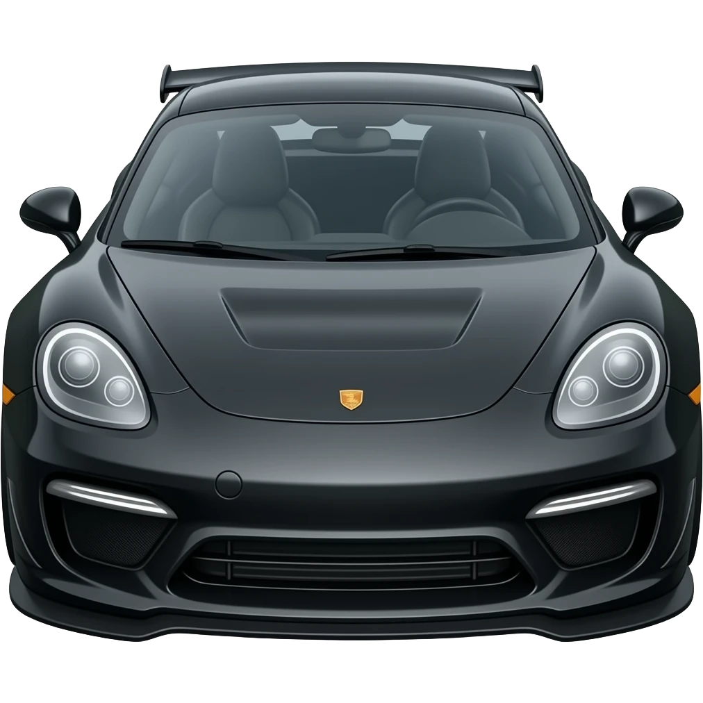 Car type: sports car model year: 2022 color: black emoji