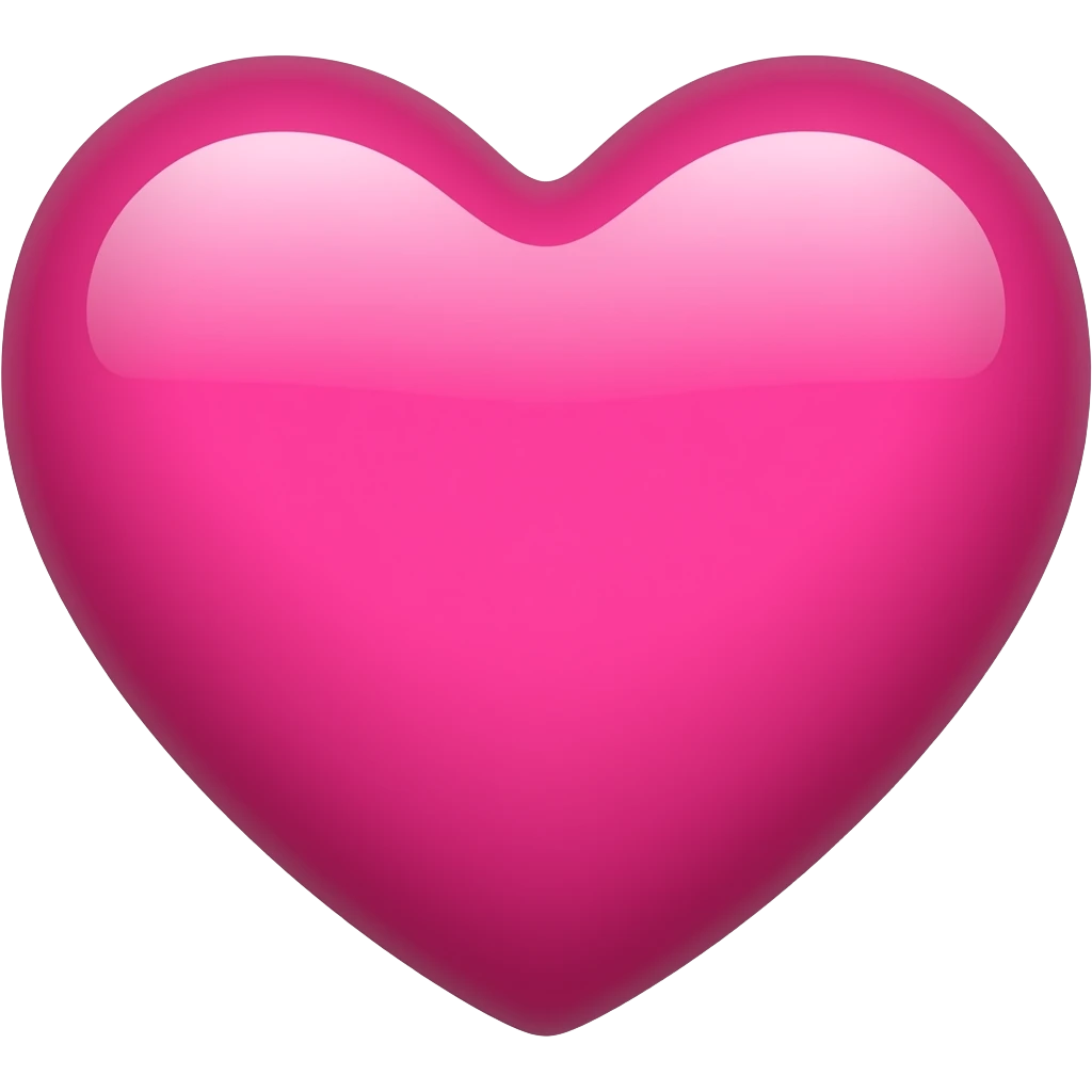 Magenta coloured heart emoji