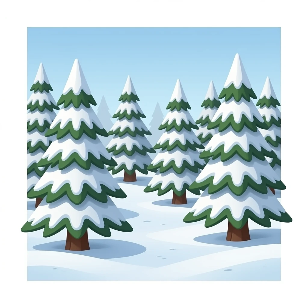 Aesthetic winter theme emoji