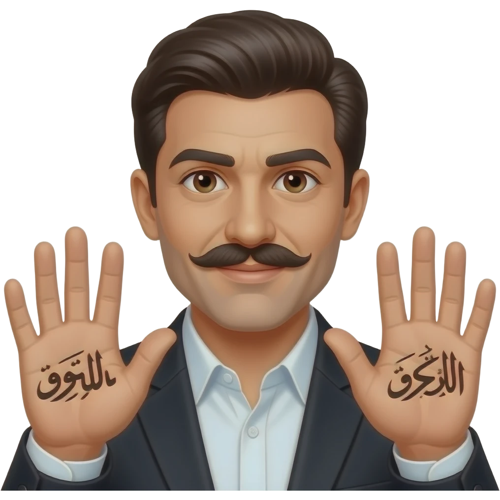 پیاوێکی کوردیم بۆ دروست بکە هەموو لەشی دیار بێت قاچ  و دەست  جلی کوردی لەبەر بێت emoji