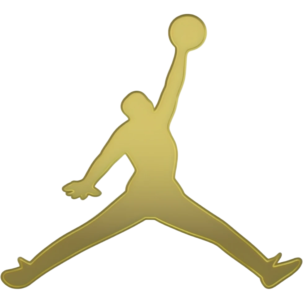La marca jordan dorado emoji