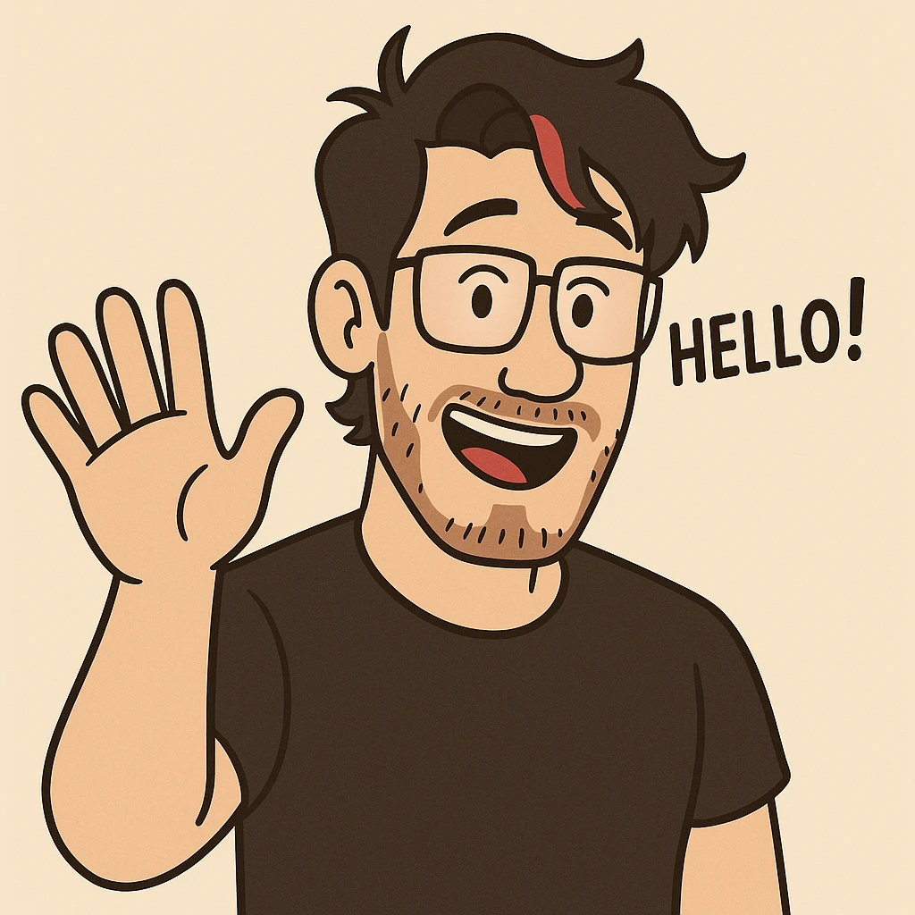 MARKIPLIER a hand and say hello emoji