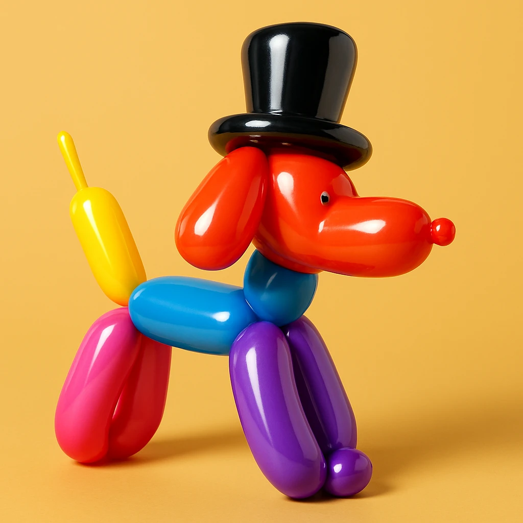 dog with tophat emoji