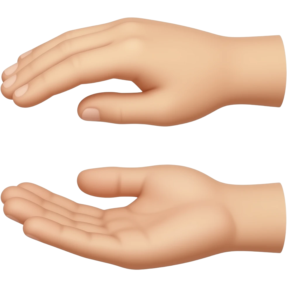 🫳🏻 flip this down to up and left to right emoji