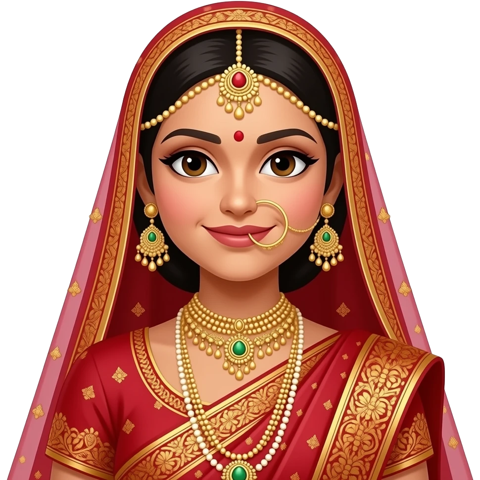 Indian bride emoji emoji