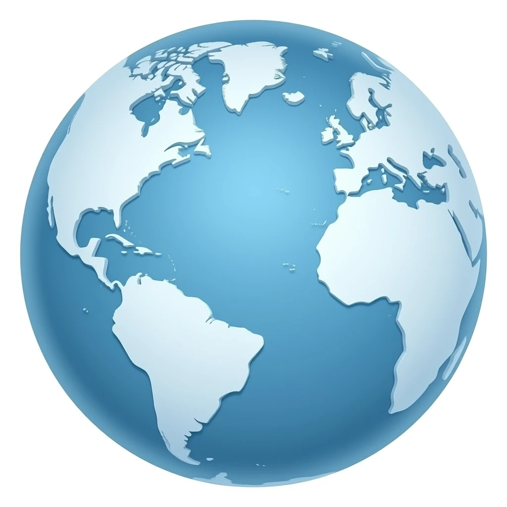 Plate earth with ice wall edge emoji