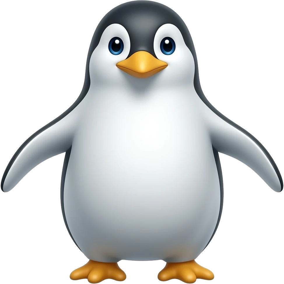 White penguin emoji