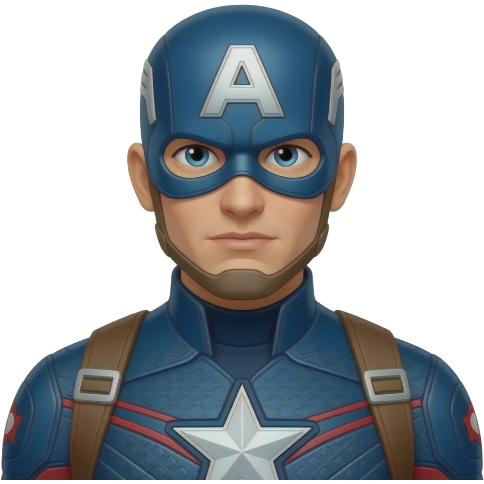 Captain America from Heroes and Villains emoji
