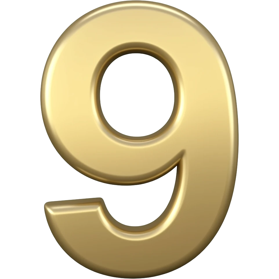 9 numero emoji