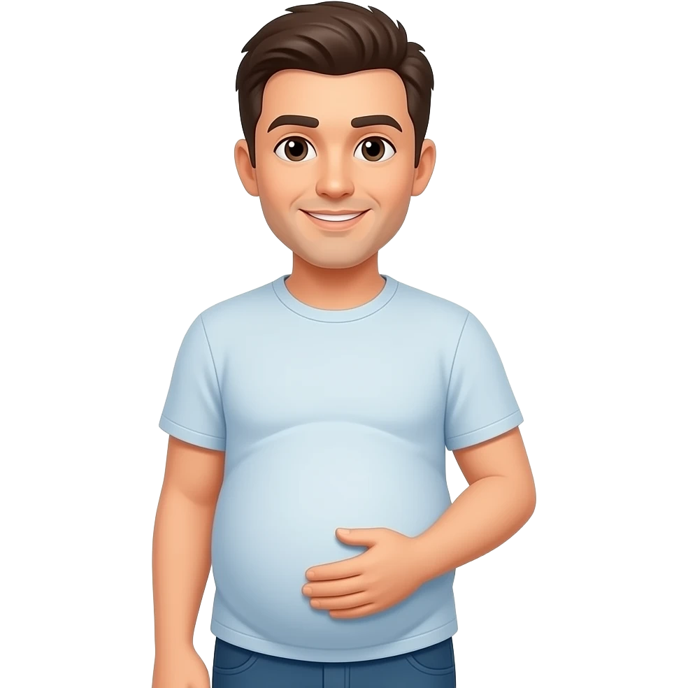 Pregnant man emoji