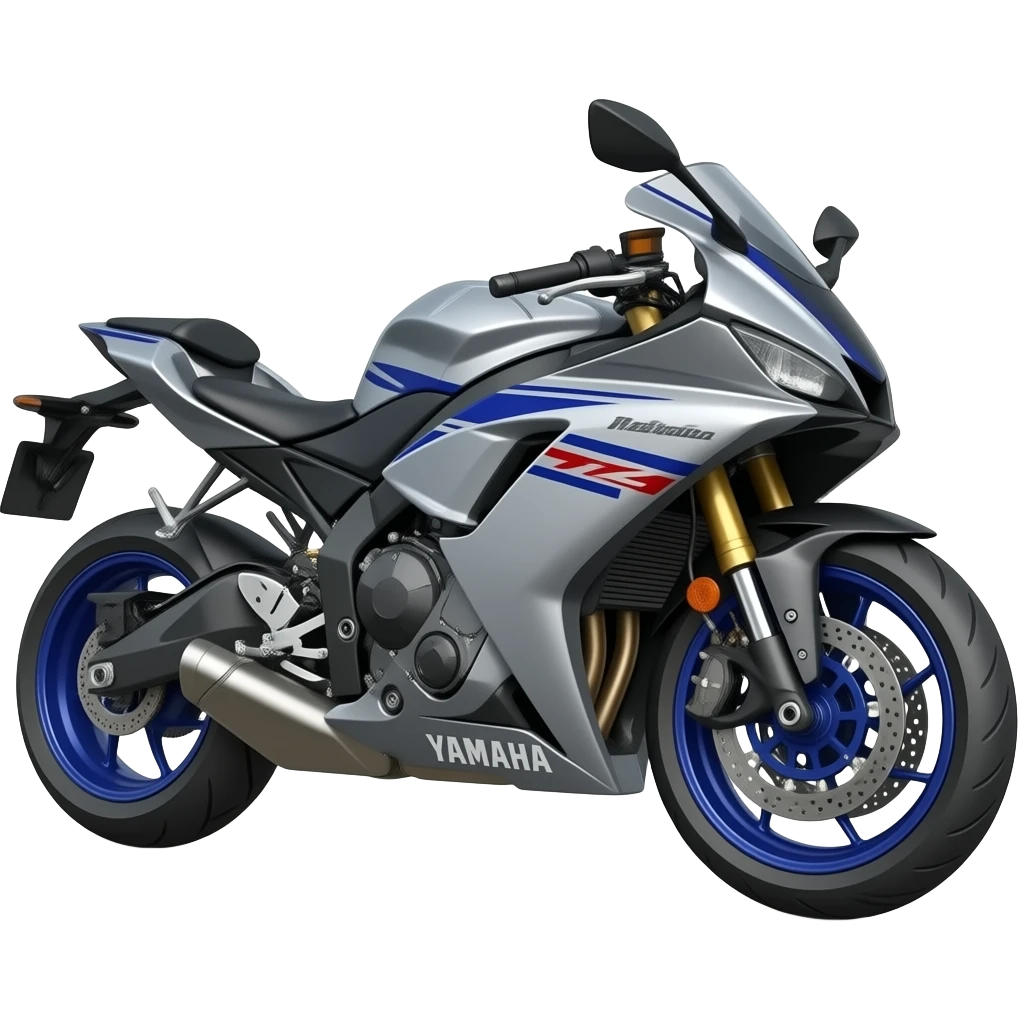 Мотоцикл yamaha серый emoji