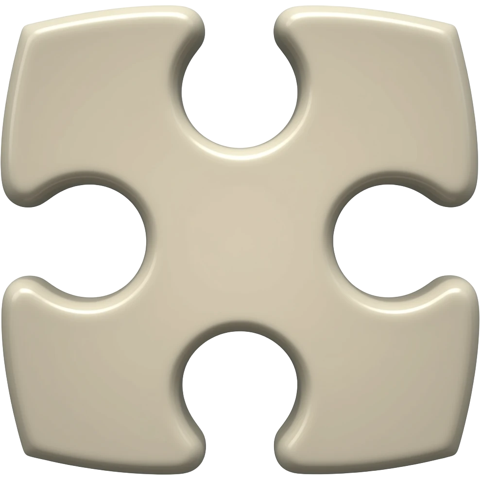 not fitting puzzle emoji