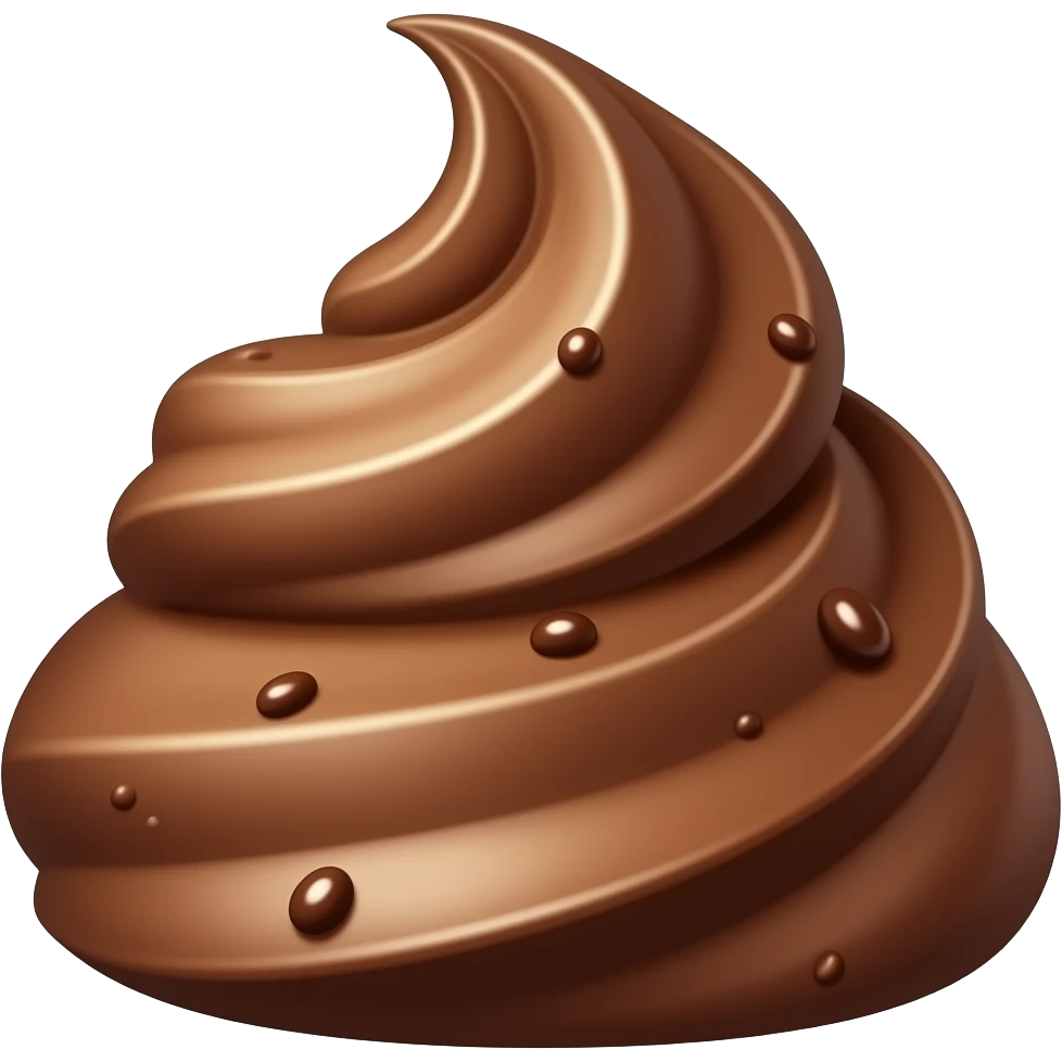 Mousse au chocolat emoji