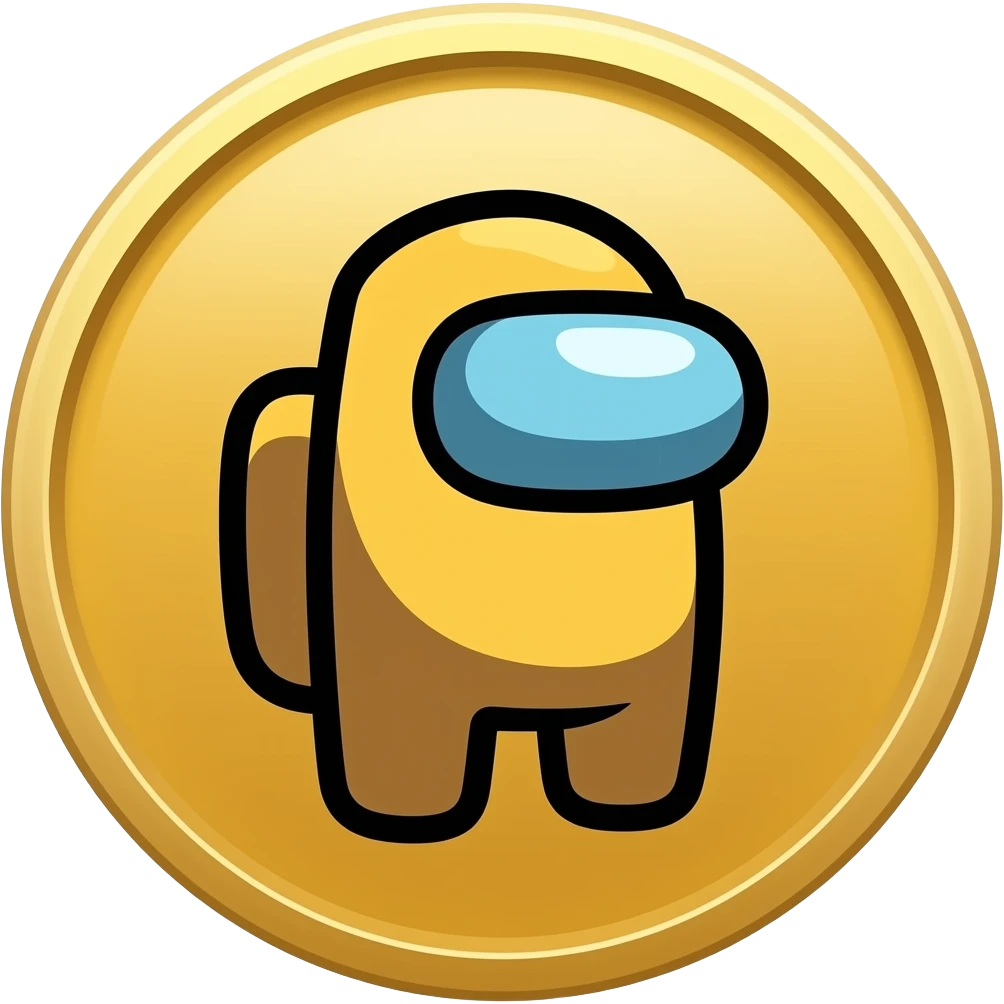 Among us coin emoji